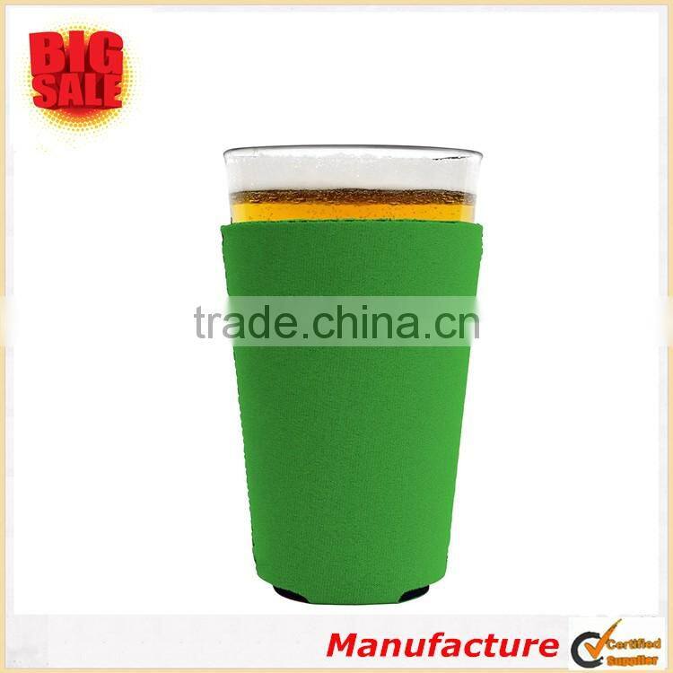 2017 Various Color Cup Sleeve Collapsible Pint Glass Cup Sleeve Quality Neoprene Cup Sleeve