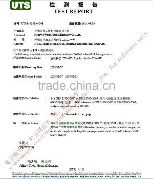 UV Resistant non-toxic flexible Reinforced PVC suction hose