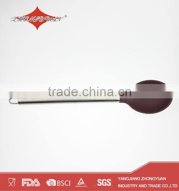 Cooking tools silicone kitchen utensils with stainless steel handle