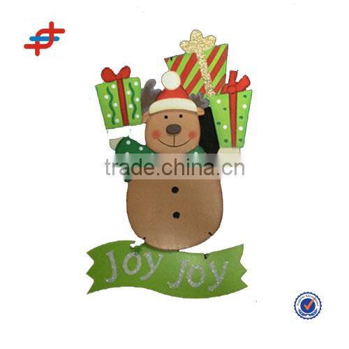 Christmas decoration hanging Wooden board, movable X'mas decoration