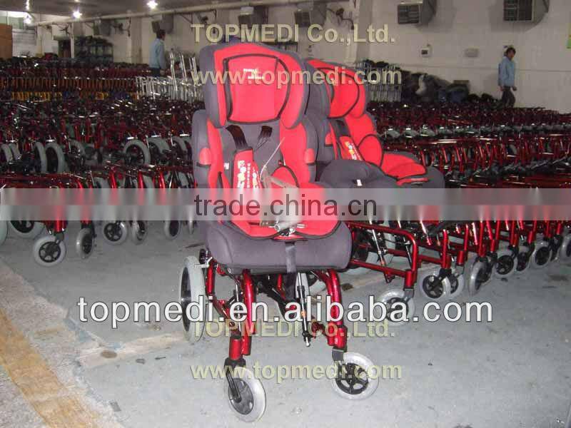 Physical Therapy Equipments ALUMINUM BRAIN PARALYSIS WHEELCHAIRS FOR CHILDREN, Pediatric wheelchair