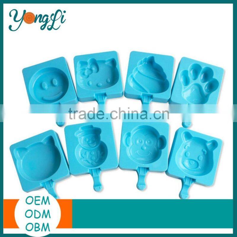 Best Selling 100% Food-Grade Easy-Clean Silicone Ice Lolly Moulds