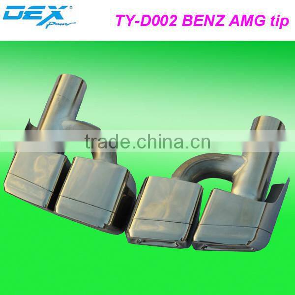 Tianyu DEX dedicated stainless steel tuning exhaust muffler tip for BENZ