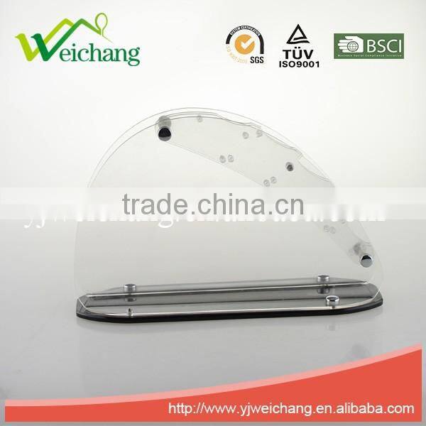 WCCP025 knife holder cutting head 2016 fashion design bclear acrylic knife holder