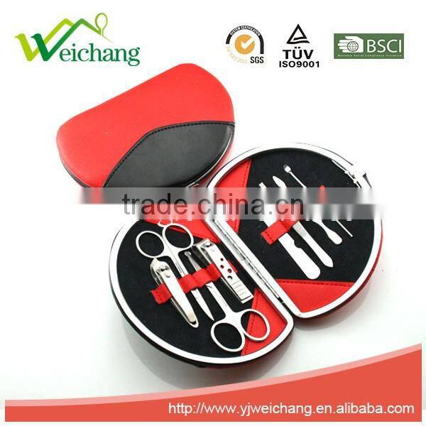 WCJ930 Travel Manicure Pedicure Grooming Kit Set of 6 Stainless steel- Made in China