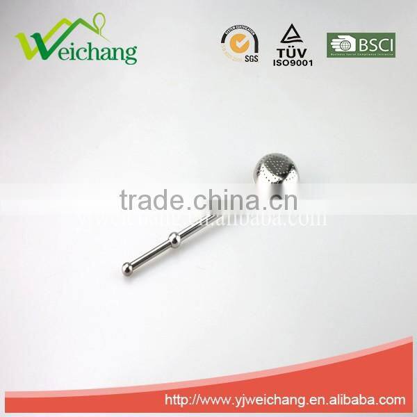 WCT104 Good quality Hot sale 304 material Mesh Tea Ball Tea Infuser Tea Strainer Long chain