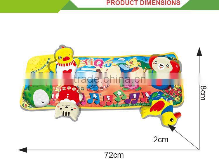 Top sale colorful playmat foldable baby play music mat