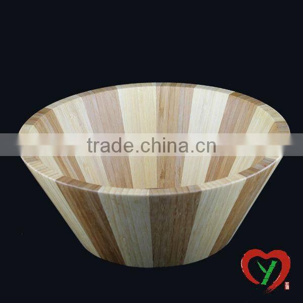 carbonized bamboo salad food fruit bowl servers