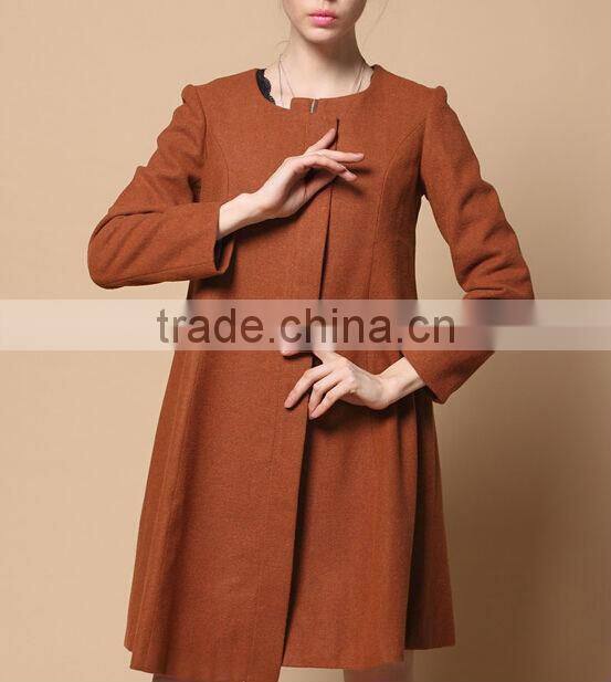 woven wool fabric for winter ladies cheap overcoat designs