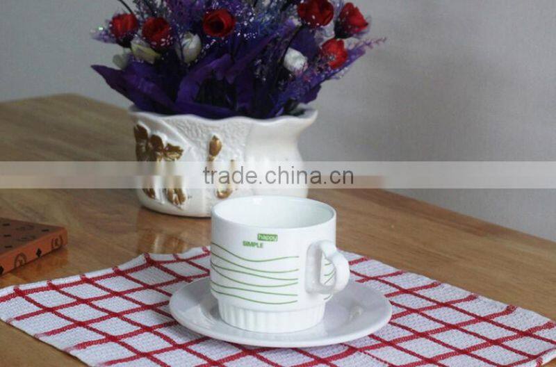 30cm x30cm cheap cotton wholesale printed household cleaning weave dish towels