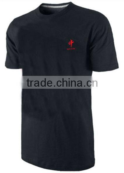 Short sleeve 100% cotton t shirt with custom t shirt design