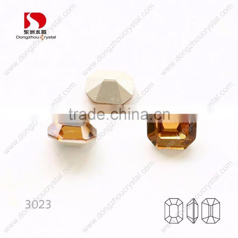 Topaz good quality octagon facets crystal fancy stone for ornaments