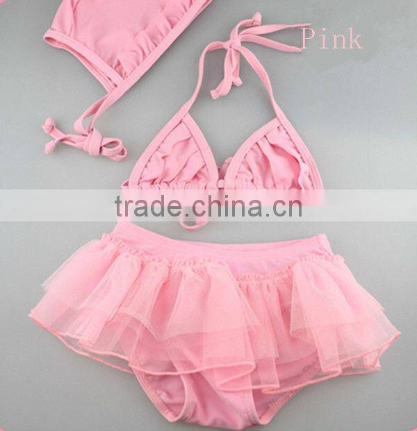 Factory wholesales pink lace stamps tankinis swimwear