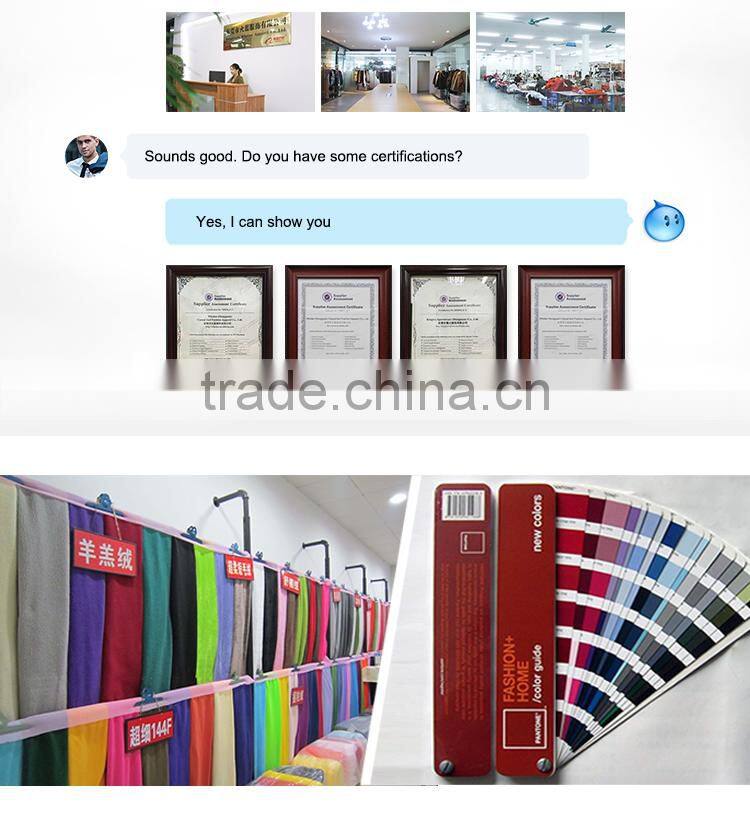 2017 Custom Distress Metallic Printed Lady Pullover Crewneck Plain Knit Fabric Sweatshirts