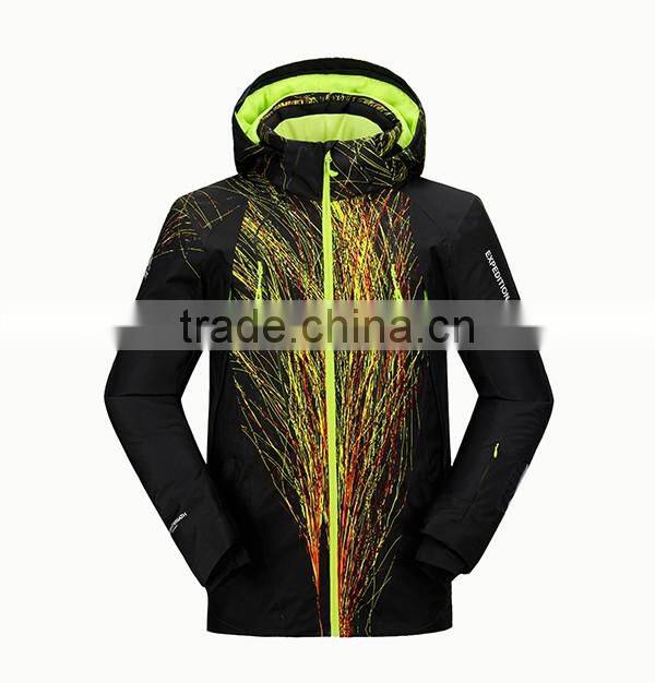 functional technical trendy style waterproof breathable windbreaker mens ski jacket