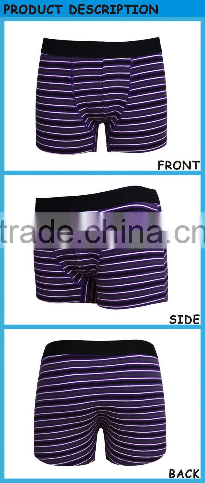Hot Sell Man's Underwear Cotton Fabric Boxer Spandex Briefs Shorts