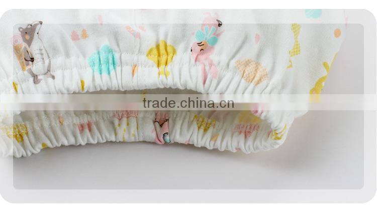 Winter new design yellow cotton children pajamas carter baby clothes set