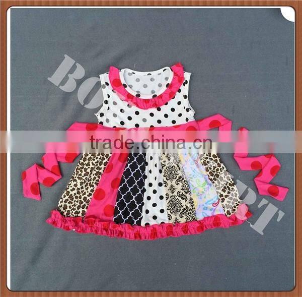 Easter spring fall 2016 ruffles baby girl boutique clothing holiday matching dots pants giggle moon girl cotton remake outfit