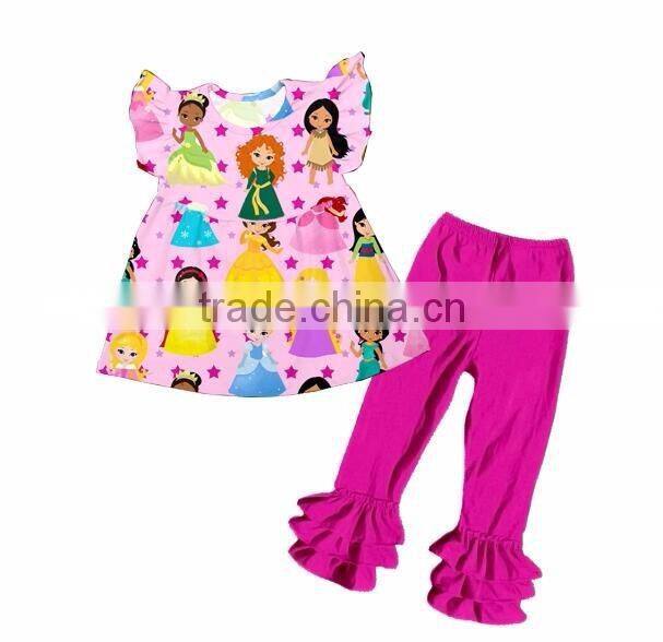 BY-G176 2016children wear,girls summer set,children clothing set