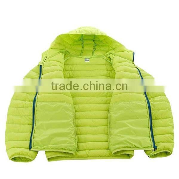 Ultra light men down jacket for winter