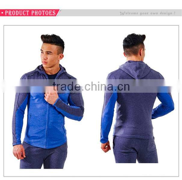 Mens Latest new design track suit sports plain jogging long coat design man suit