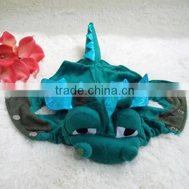 Dog Clothes Puppy Dragon Plush Coat