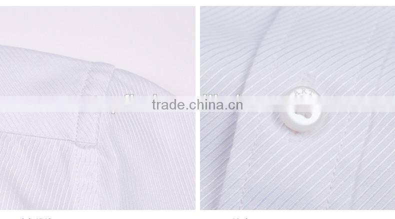 Classic italian bamboo solid color business formal men's shirt with good offer