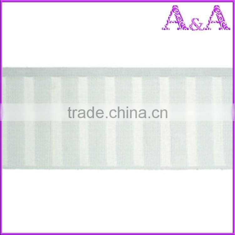 Stardeco 100% Polyester Fabric White Non-woven Ring Holes Eyelet Curtain Tape