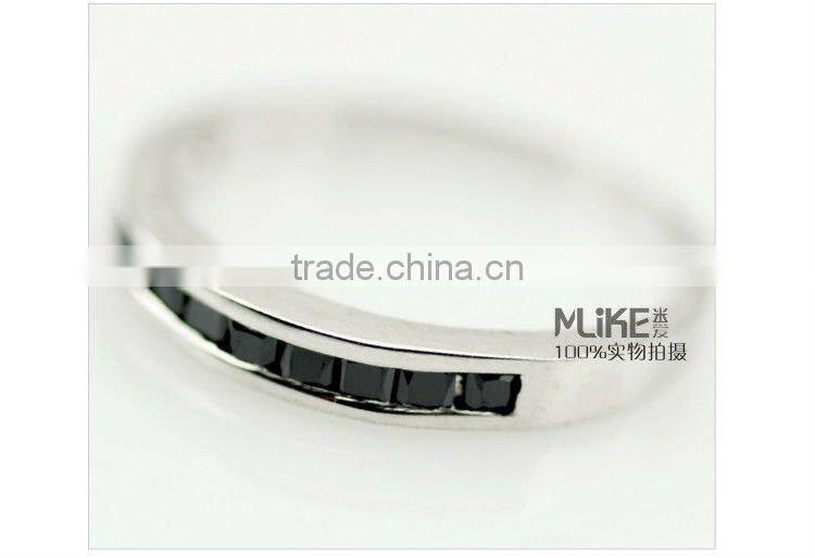 Crystal 925 Sterling silver ring M4003