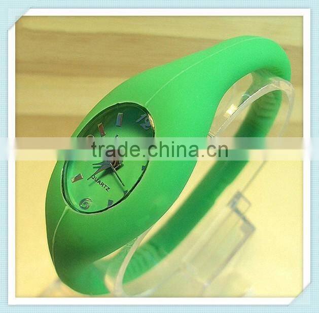 High quality hot sale waterproof quartz ion silicone watch+Negative ion sport watch