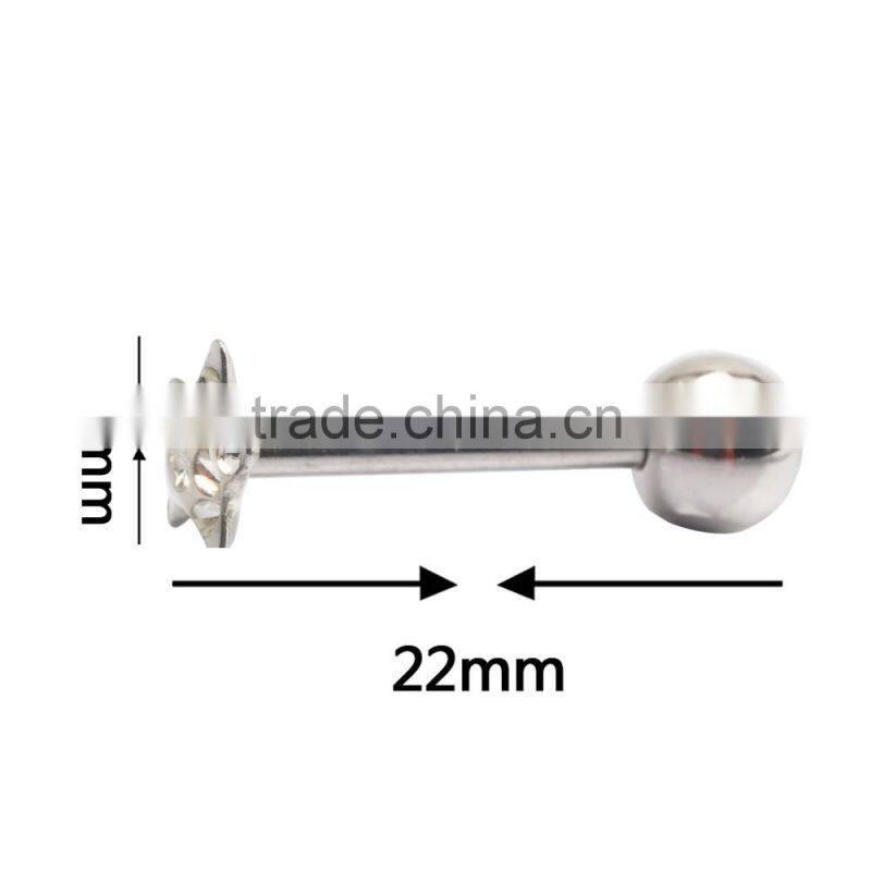 Custom Logo High quality 316L Stainless Steel Fake Spikes Flesh Ear Plugs Piercing Jewelry