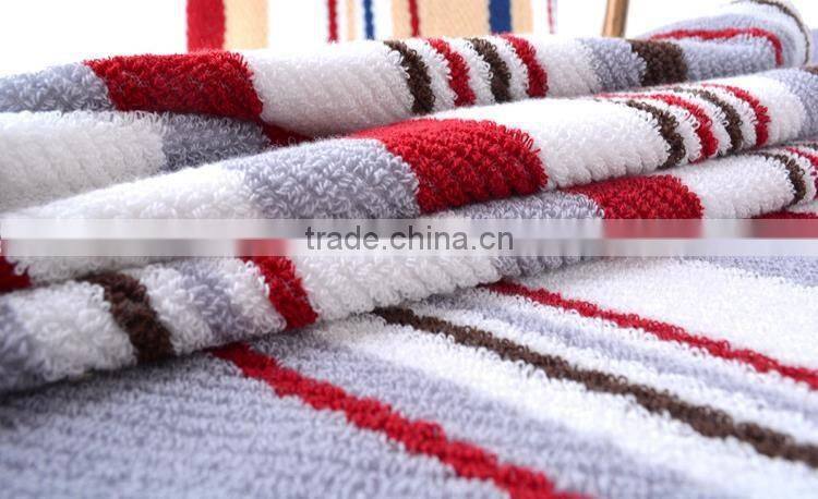 32s/2 100% cotton 70x140cm & 90x180cm rainbow color bath towel