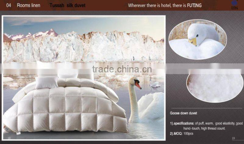 Alibaba supplier cotton patchwork quilt fabric/Goose down filling duvet