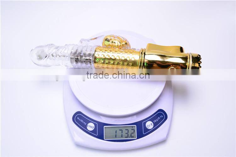 Girls Masturbation Rotating Head Dildo Vibrator Rabbit Sex Toy Massage