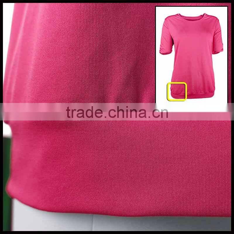 T092-1589R 95% Polyester 7%Elastane Sport Training T Shirt Blank Quick Dry T shirts