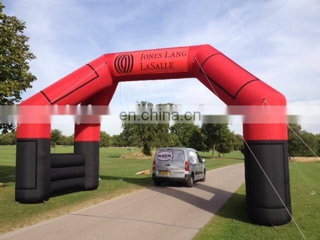 PVC tarpaulin inflatable square arch/outdoor garden design inflatable arch