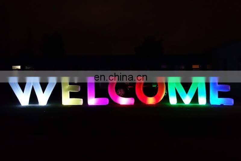 Customized colorful haing new year deractive led star