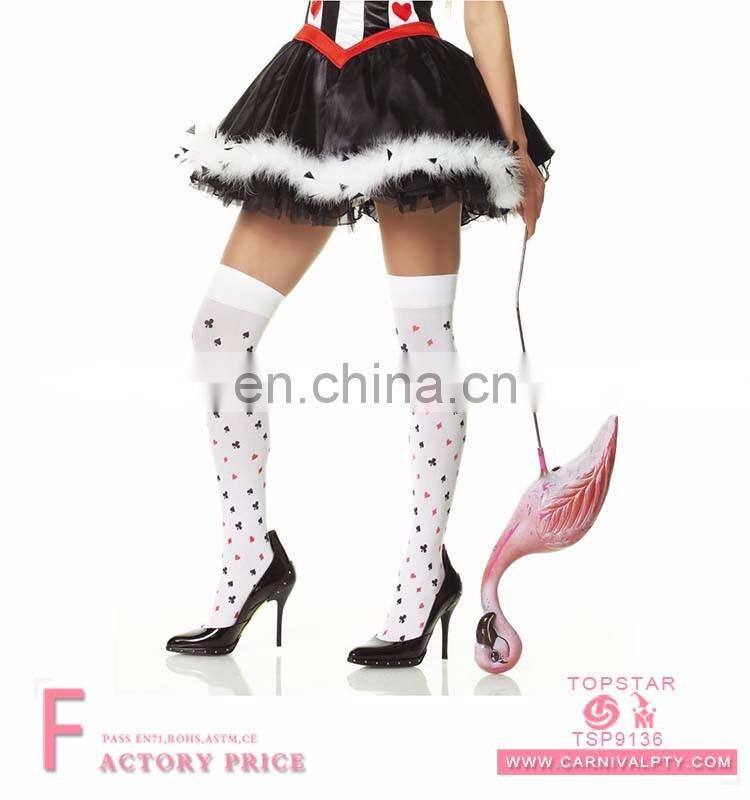 colorful dress socks white christmas stocking cuban heel stocking