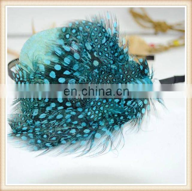 fashion feather hair fascinators and hair bands for lady decoration