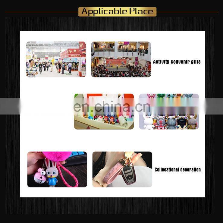 character souvenir keychain metal leather keychain