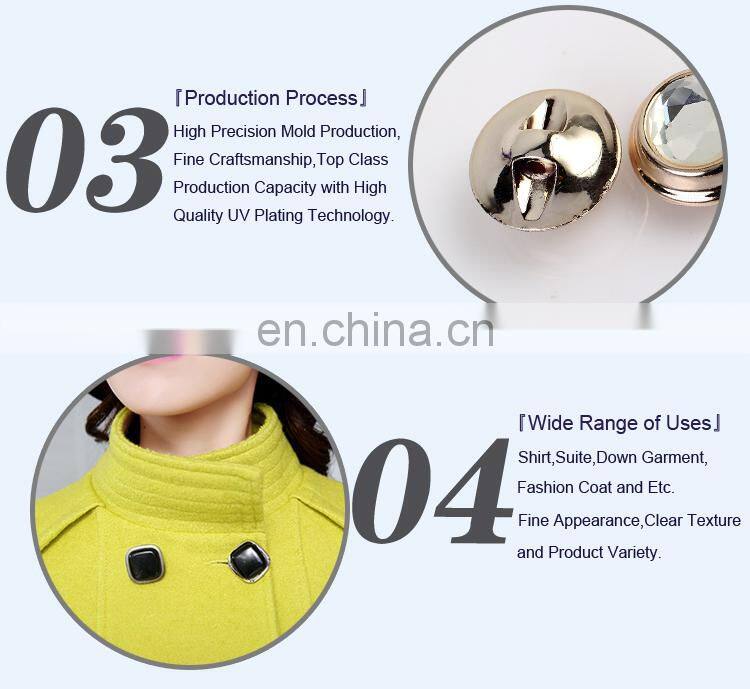 UV Plating Resin Button for Shirt cloth BA60377