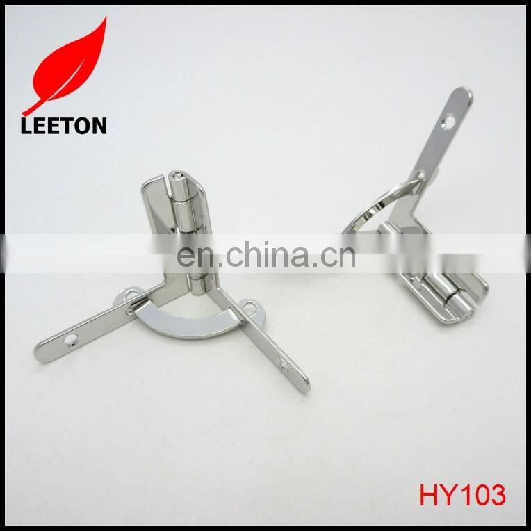 Shiny nickel quadrant box hinge