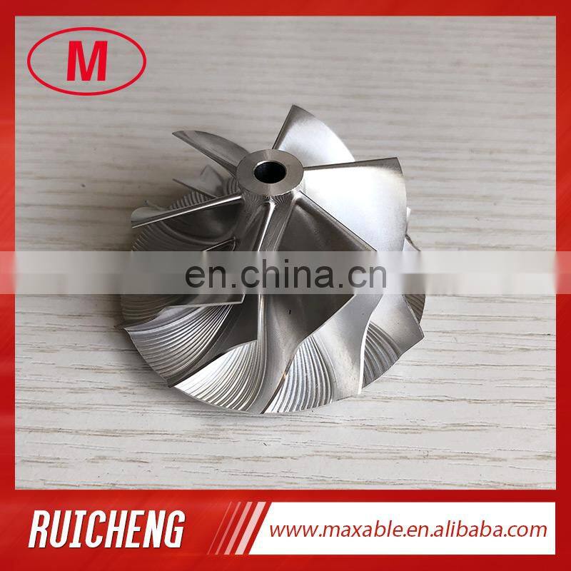 K16 reverse 49.60/62.00mm 6+6 blades 1862-123-2002 high performance turbo milling/aluminum 2618/billet compressor wheel