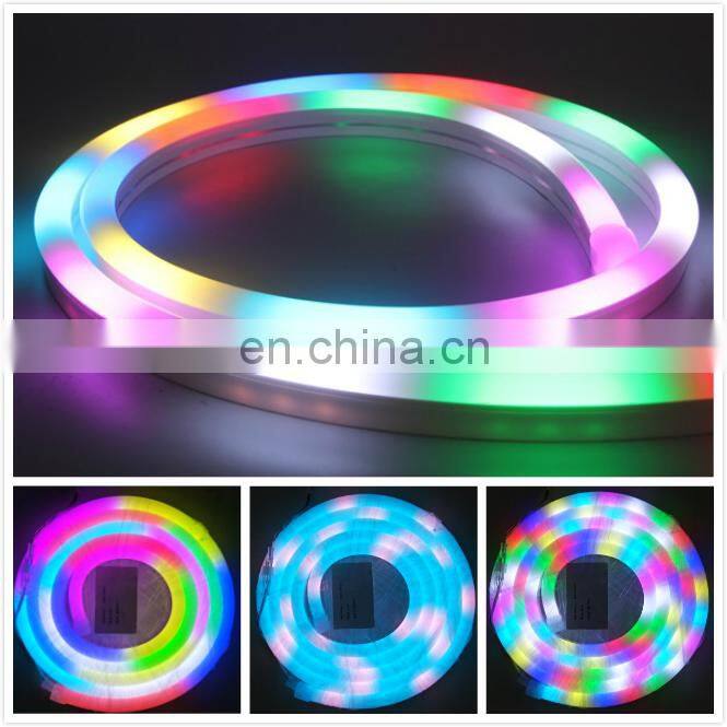Silicon neon rope lights pink 12V 24V Neon Flex 6mm 8mm led thin neon rope