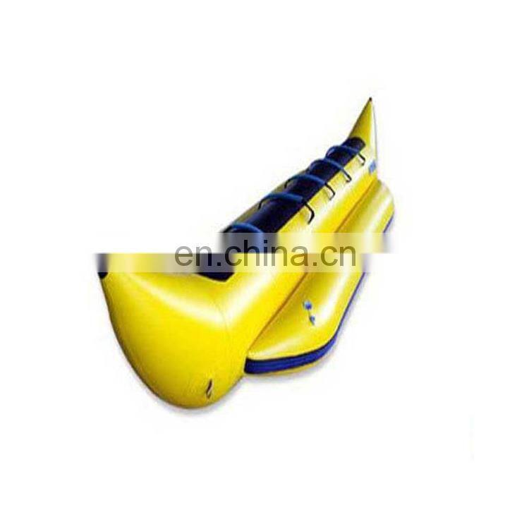 Best Quality  inflatable banana boat for sale cheap price inflatable flying fish sea toys