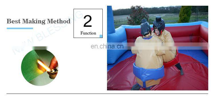 Factory Customized Printing Inflatable Interactive Human Sumo Wrestling Safety Arena