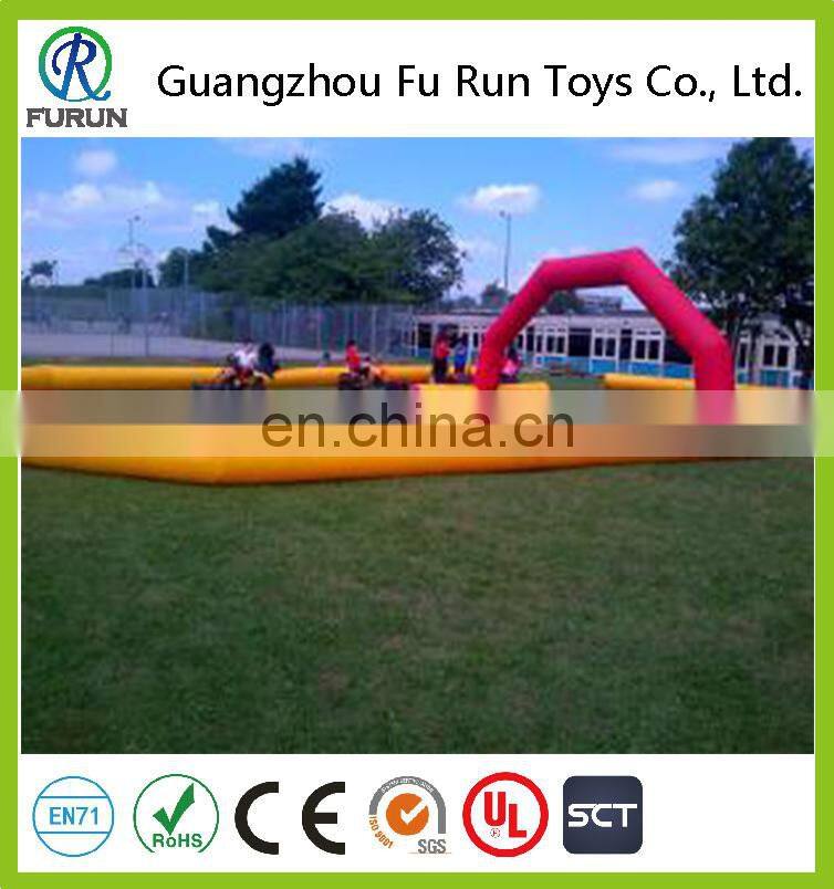 Mini RC car inflatable go kart race track for fun
