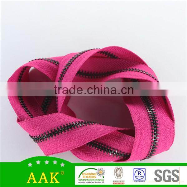 4.5#small metal teeth zipper roll