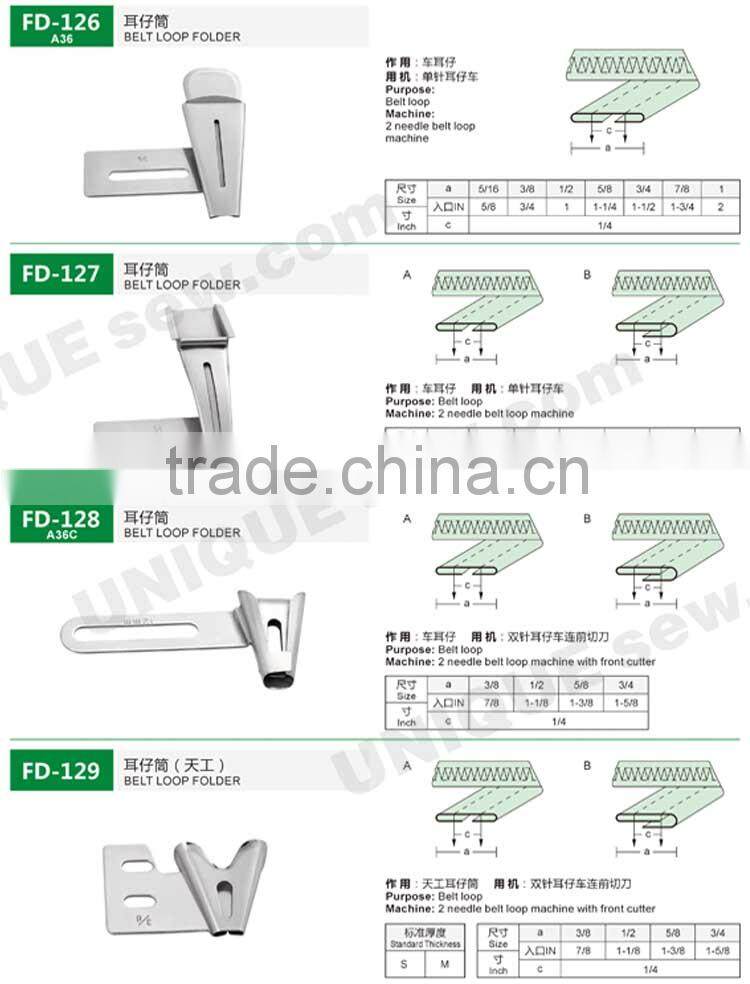 Folder/Binder for sewing machine 1