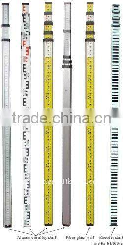 Aluminium level staff for automatic level